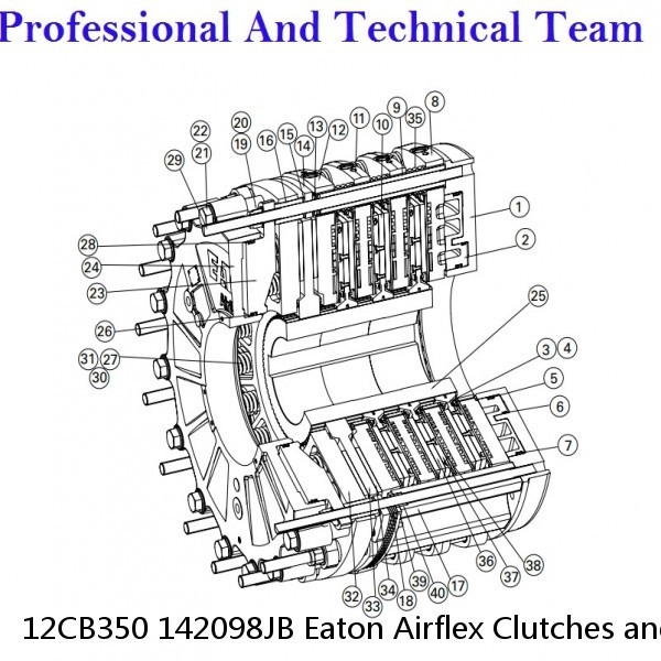 12CB350 142098JB Eaton Airflex Clutches and Brakes