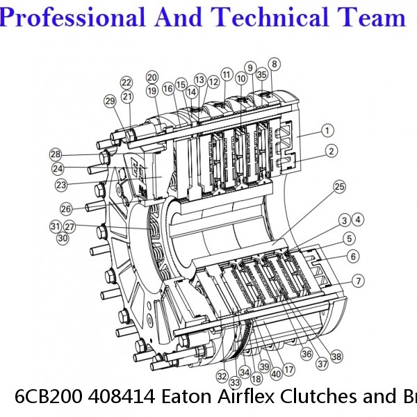 6CB200 408414 Eaton Airflex Clutches and Brakes #1 image